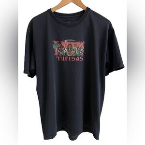 TURISAS‎ Finnish Metal Band Graphic Shirt 90s/ Y2K RARE Double-Sided w Warriors